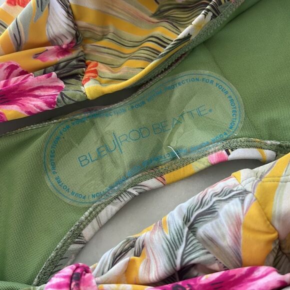 Bleu Rod‎ Beattie Paradiso High Waist Draped Tie Bikini Bottoms - Picture 7 of 8